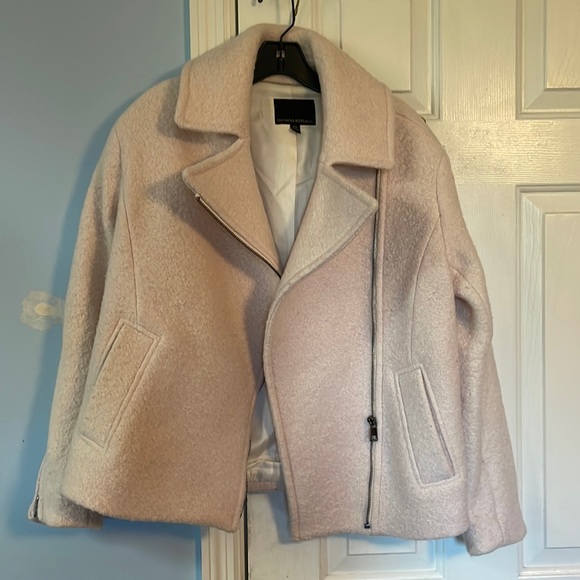 Pale pink wool banana republic coat XS - Picture 1 of 5